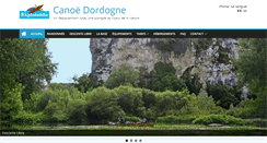 Desktop Screenshot of canoedordogne.com